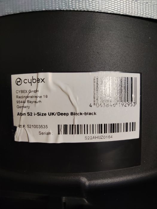Fotelik samochodowy Cybex Aton B2 I Size 0 13Kg z bazą