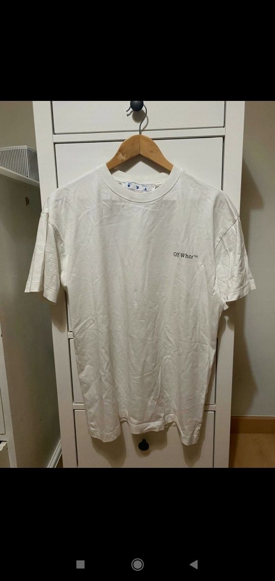 T-shirt branca Off-white