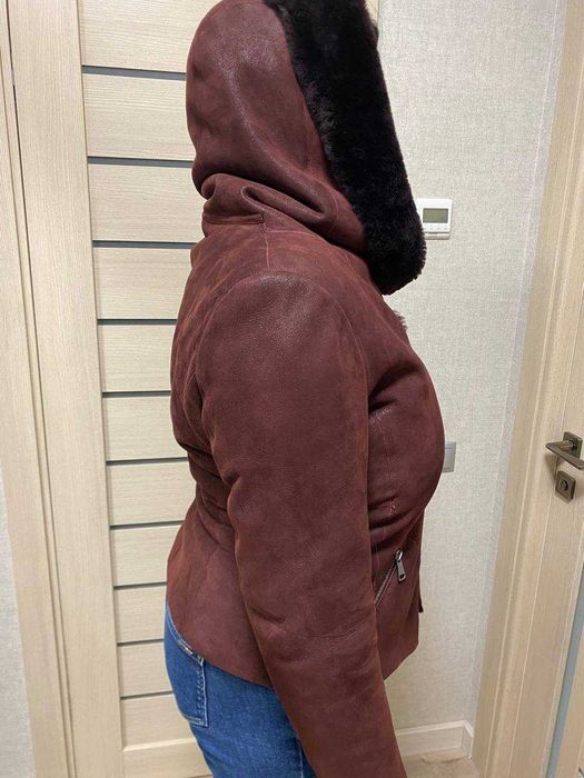 Жіноча дублянка з натурального хутра.Туреччина.Прекрасний стан,торг!