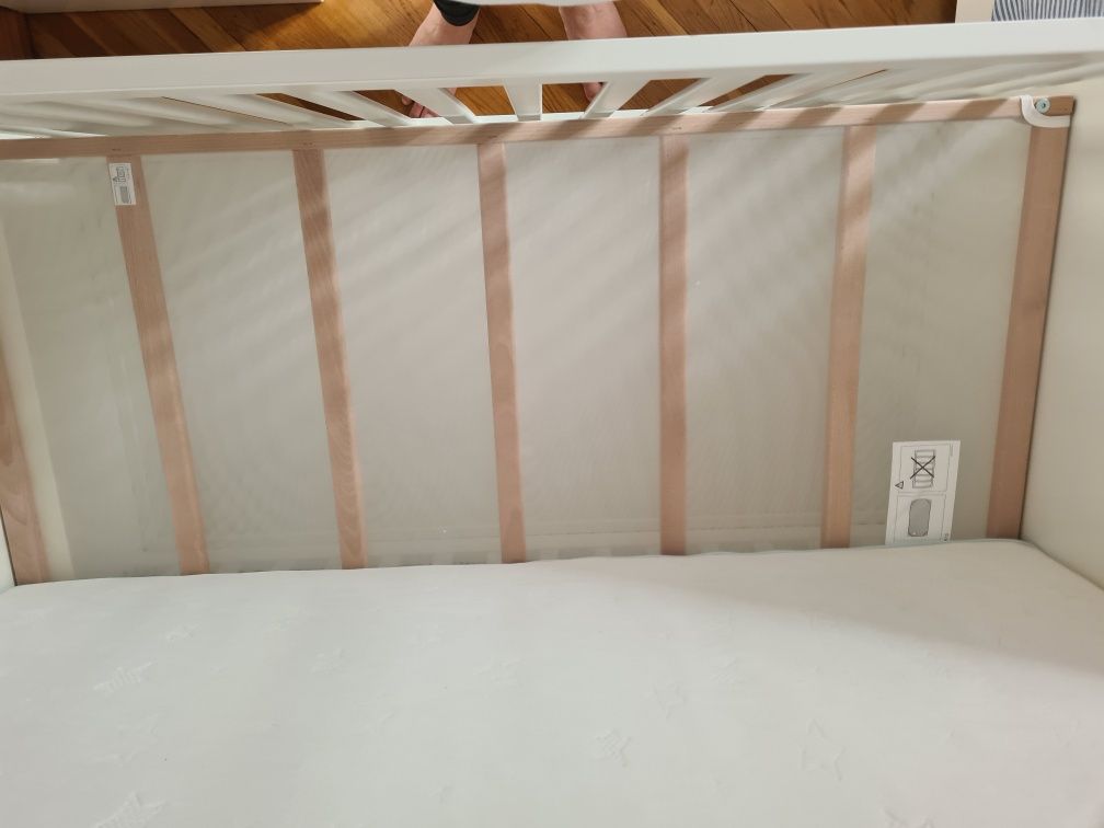 Łóżeczko Stuva z szufladami Ikea z materacem