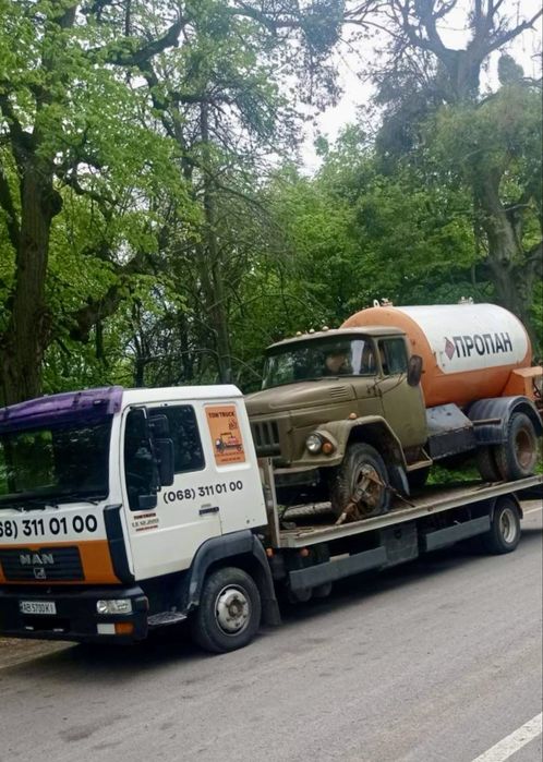 Евакуатор Вінниця, трал, автовоз, перевезення