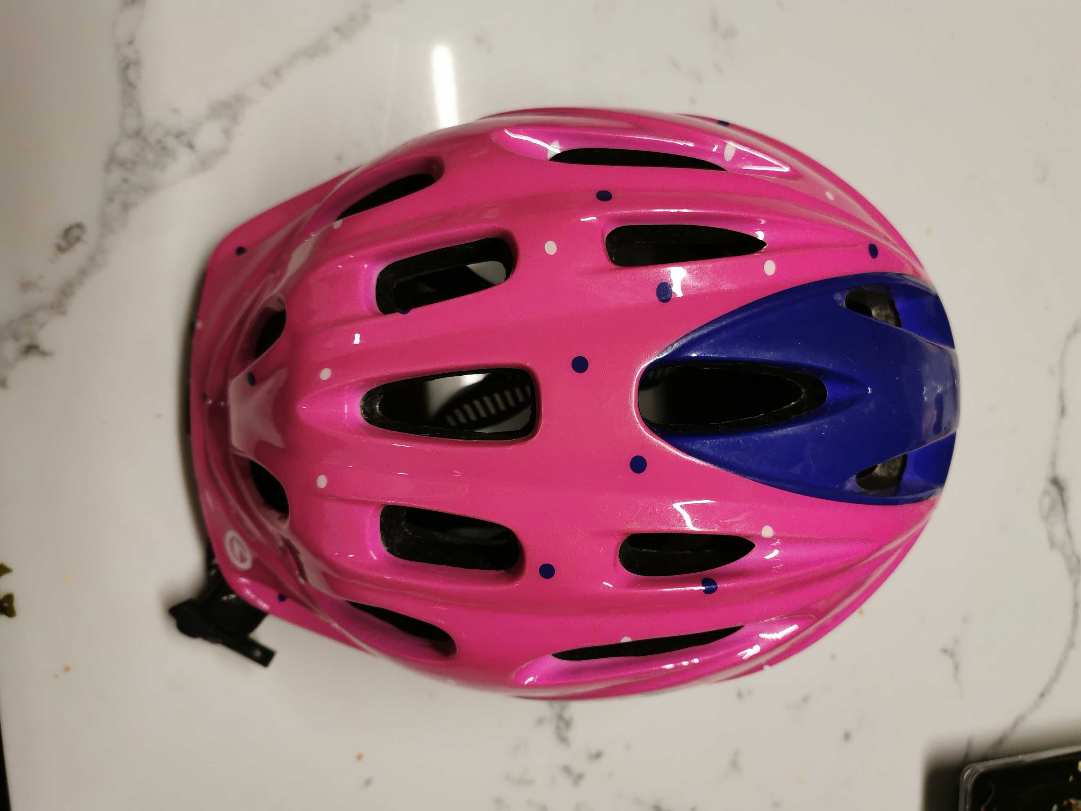 Kask rowerowy dla dziewczynki