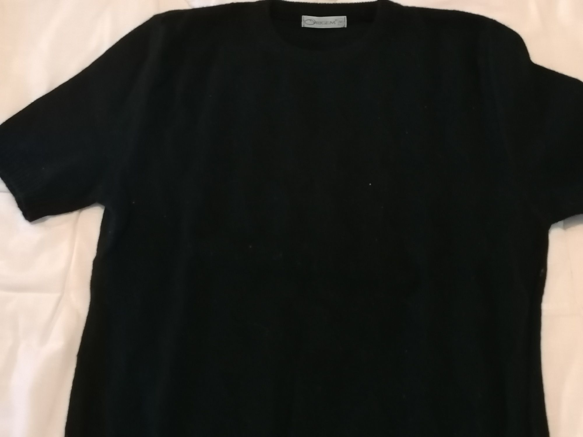 Camisola preta de malha , marca Origem tam. M