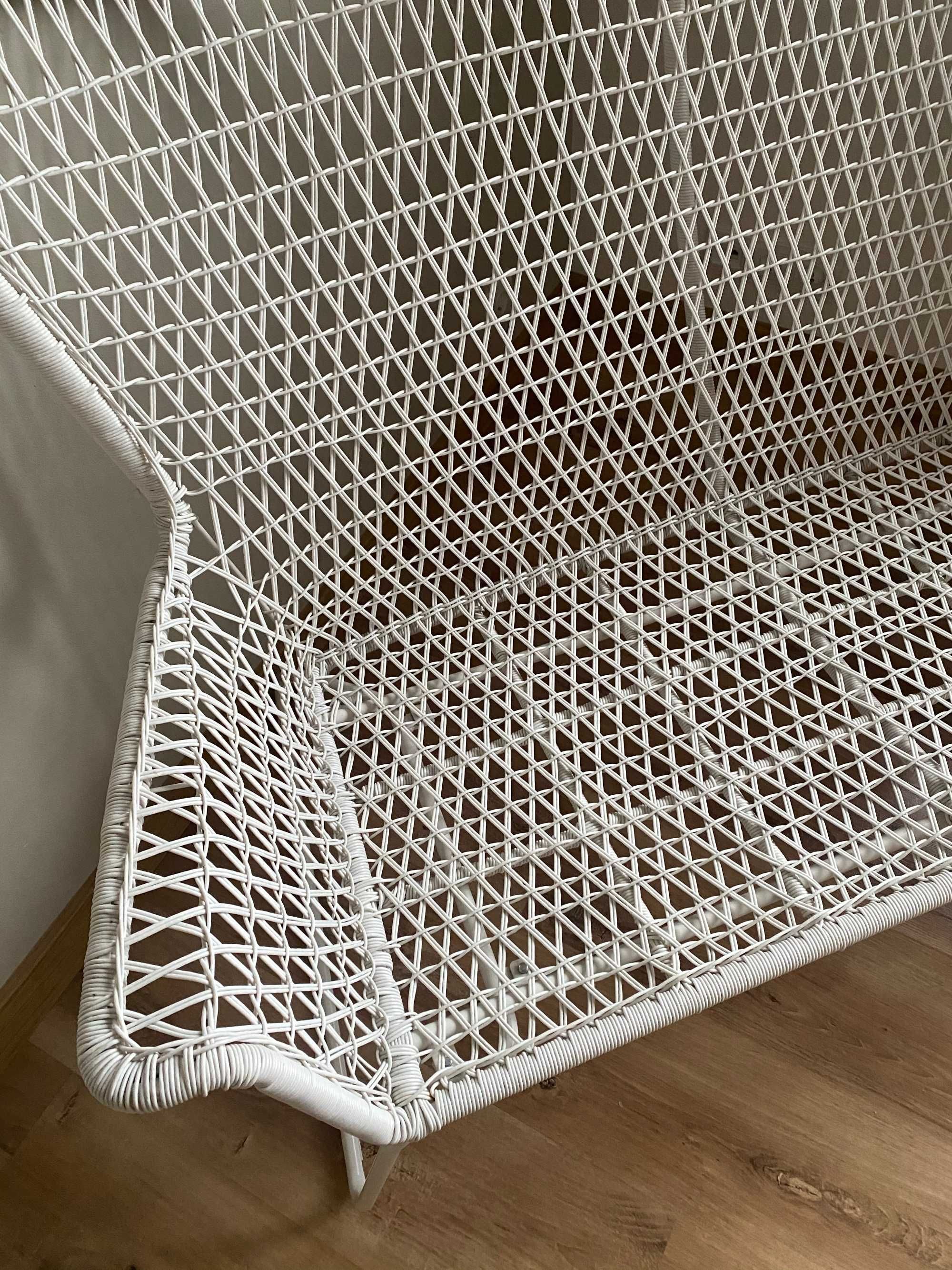 IKEA HÖGSTEN ogrodowa  sofa 2-osobowa biała jak nowa