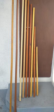 Tyczki lakierowane drewniane różne długośći