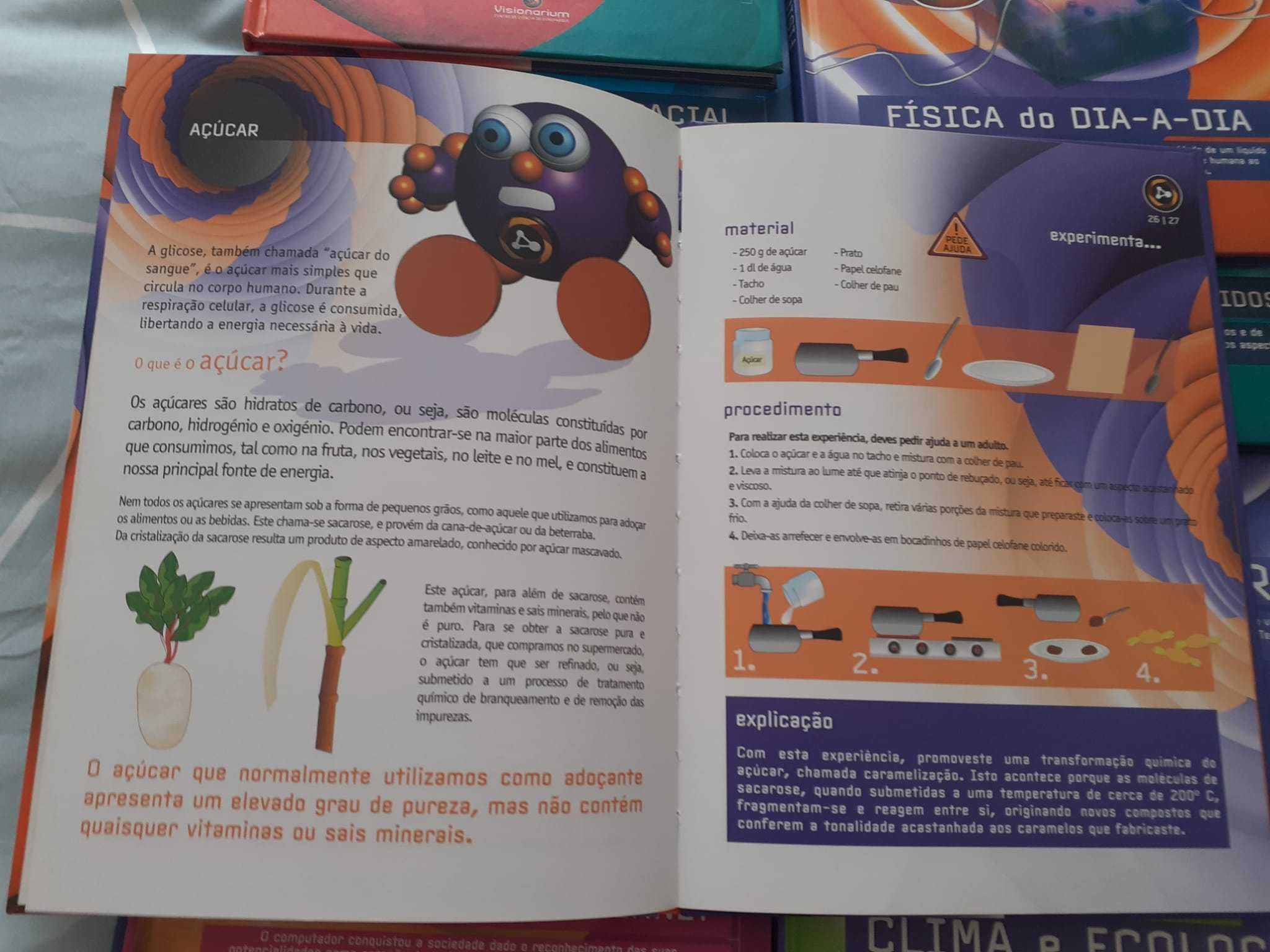 Livros Coleção Odisseia da Ciência.