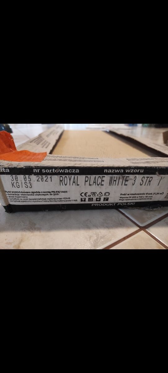 Płytki sprzedam Royal Place White