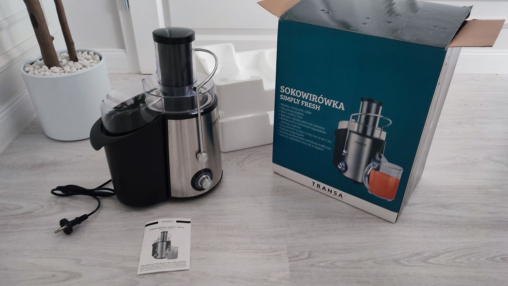Sokowirówka, sokownik, wyciskarka, marki Transa 1400W