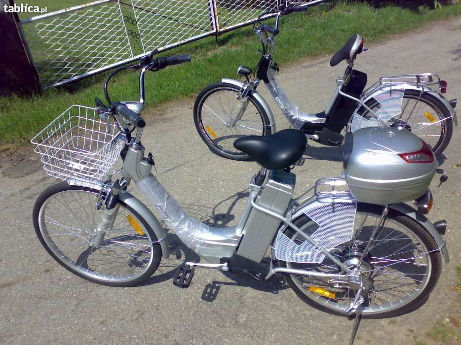 rower elektryczny Nowy z napędem aluminiowe felgi śląsk 36V 250W