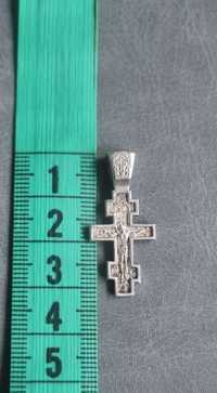 Крестик серебро 925 распятие спаси и сохрани
