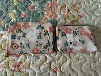 Carteira Floral Rosa/com bolsa versatil
