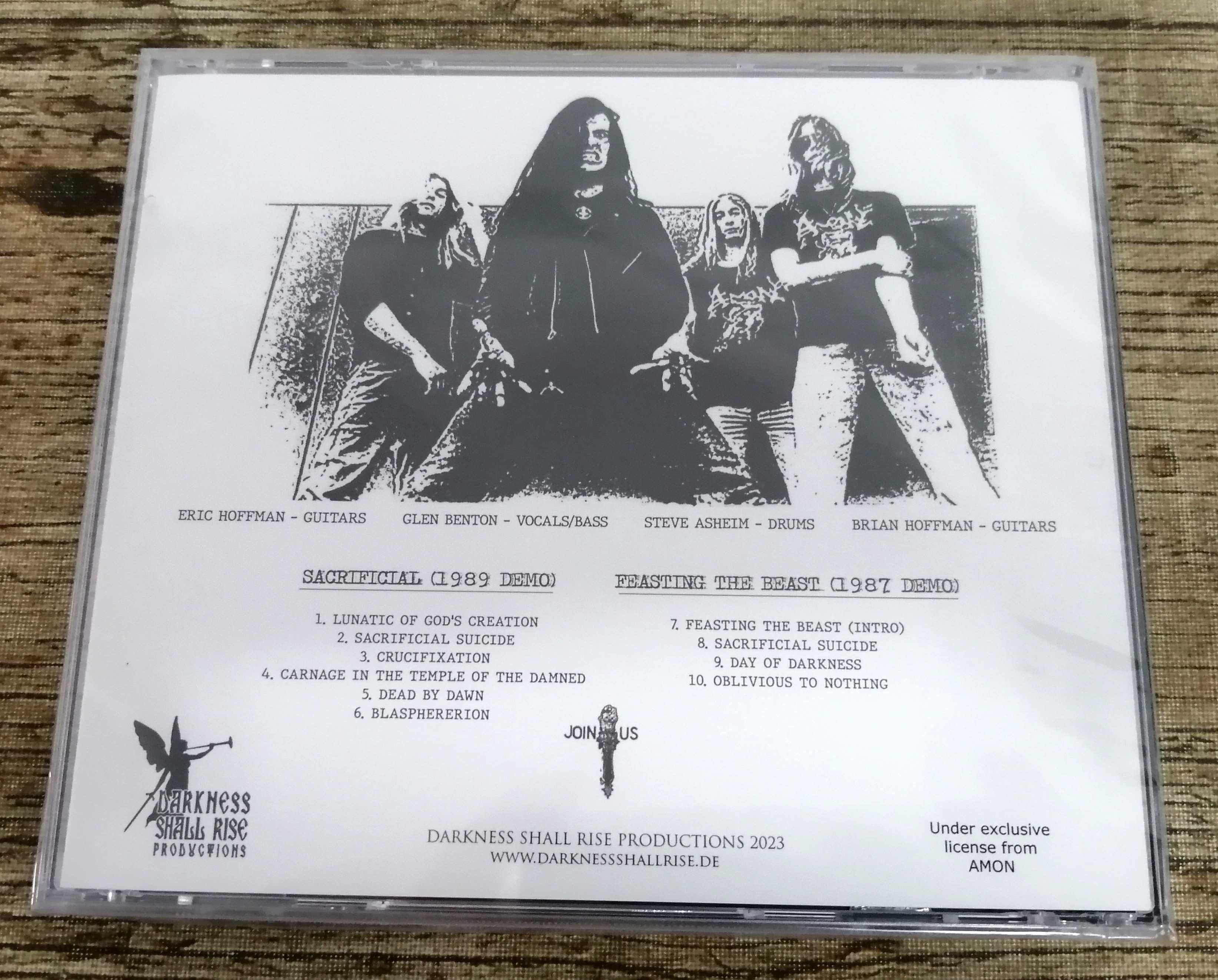 AMON (Deicide) – Sacrificial / Feasting The Beast