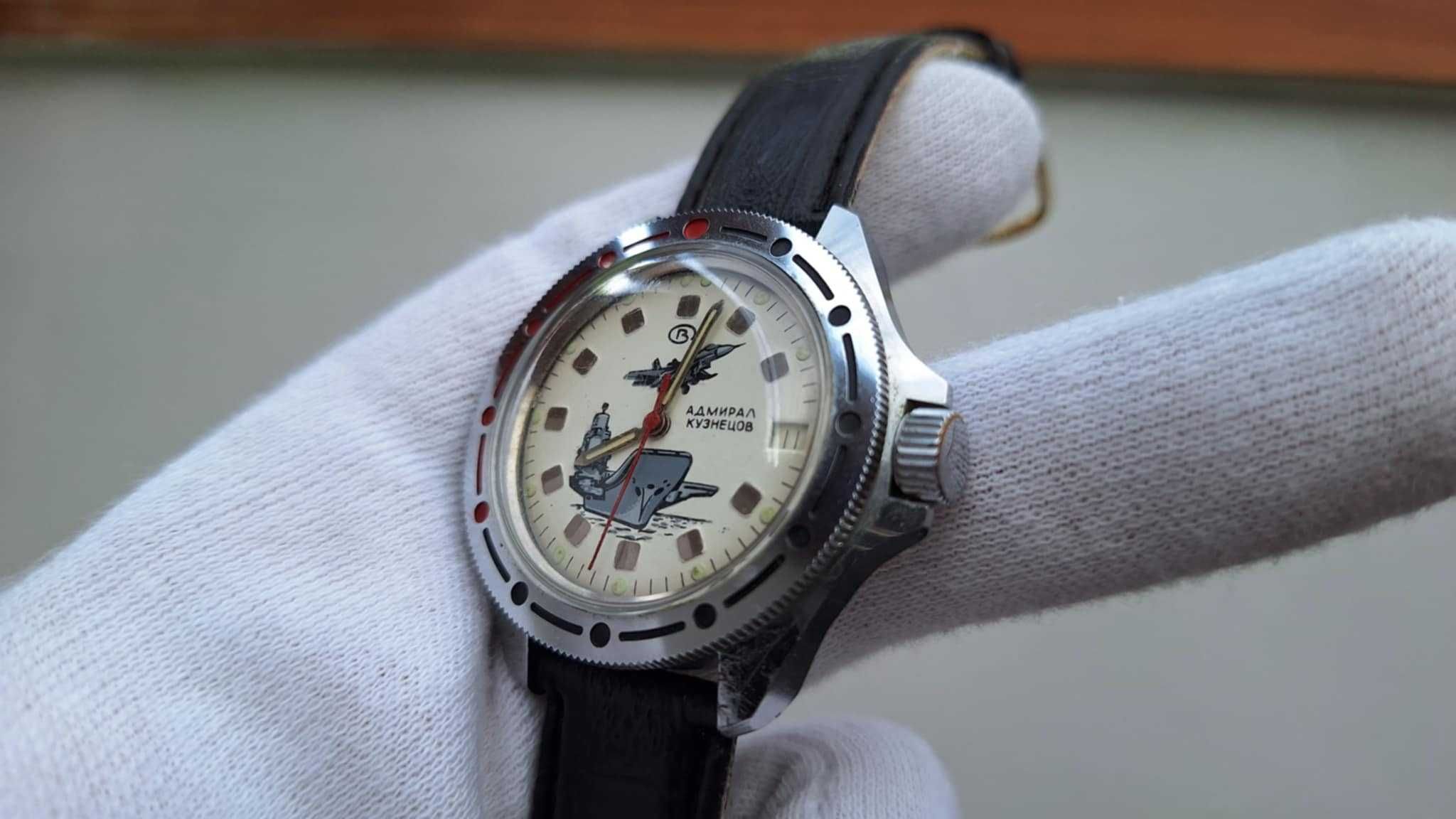 Zegarek Męski Vostok Admiral Kuznetsov 1990s po serwisie.