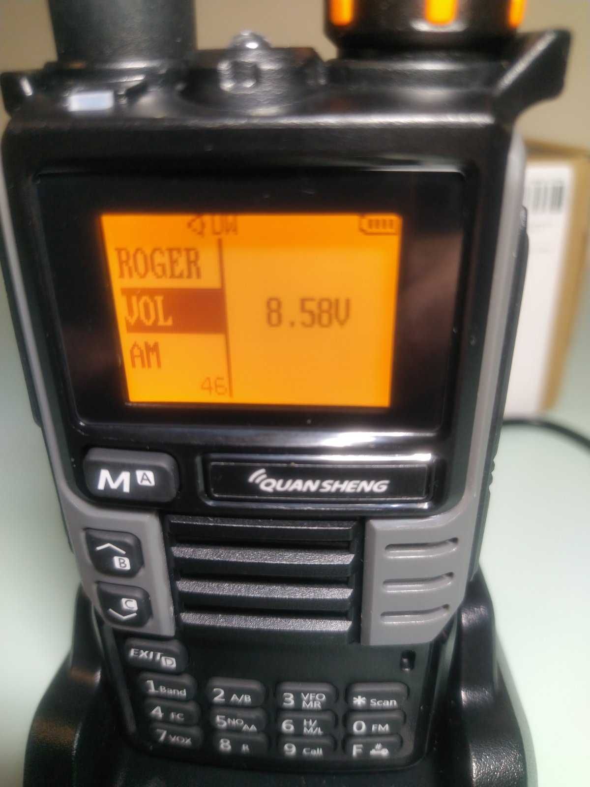 Radiotelefon Quansheng UV K6 Skaner Służb Zaprogram Loitnicze USB C
