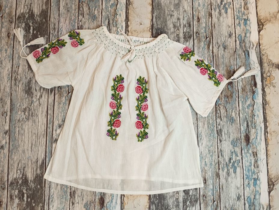 Bluzka góralska Boho 128/134