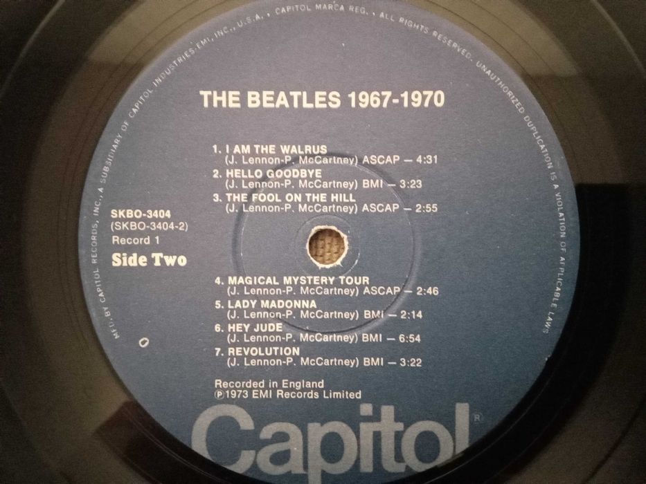 Виниловый альбом The Beatles 1967-1970  (Made in USA)