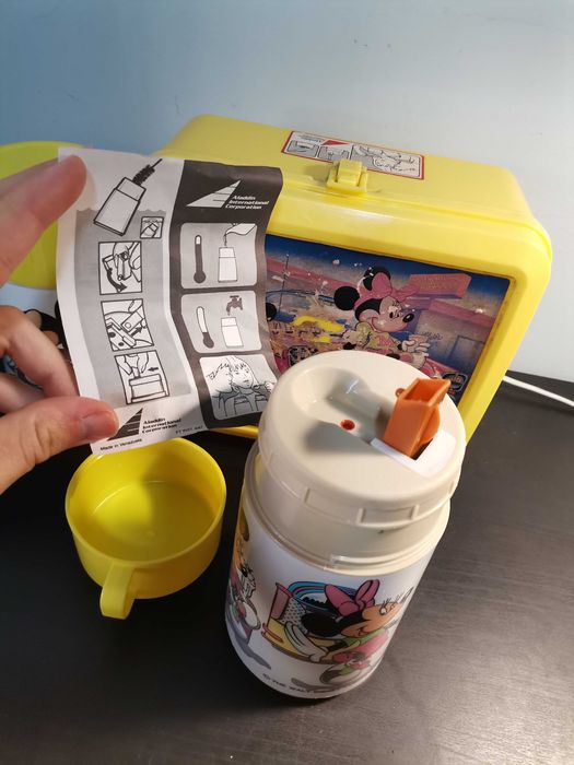 Lancheira + 2 garrafas térmicas Mickey&Minnie Vintage