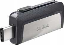 sandisk 256 gb ultra dual drive usb /usb typ c odczyt do 150 mb/s