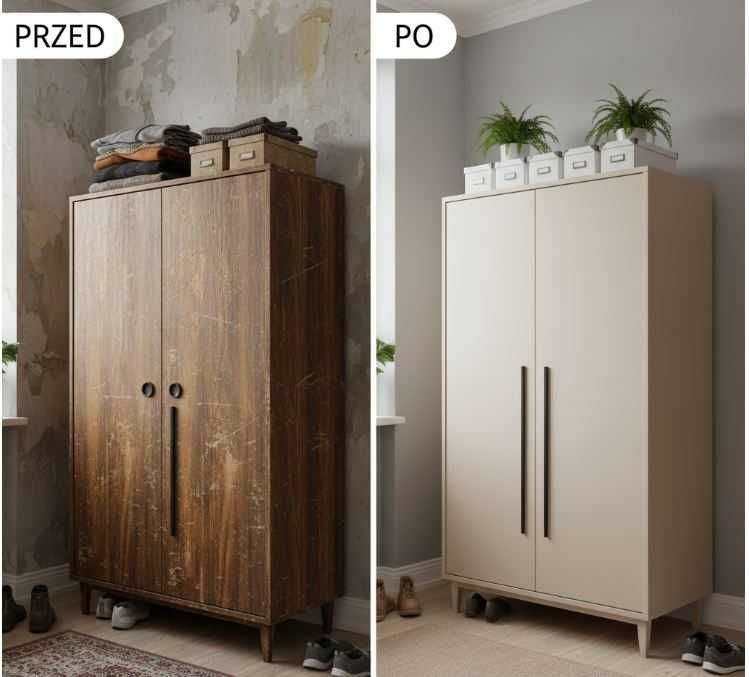 Drzwi, fronty, stoły, szafki– zmiana koloru, odświeżanie, lakierowanie