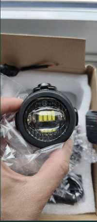 Lampy boczne motocyklowe LED - halogen