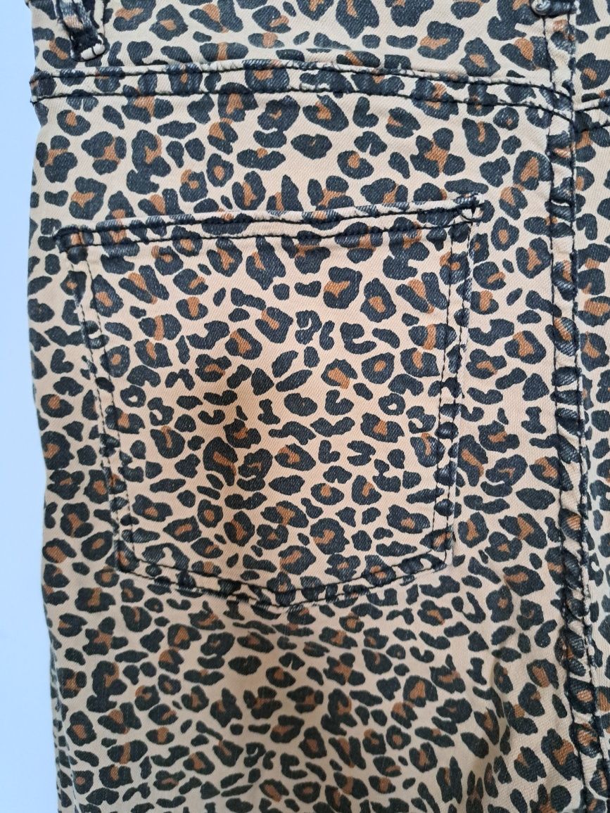 Spodnie ala jeans Panterka