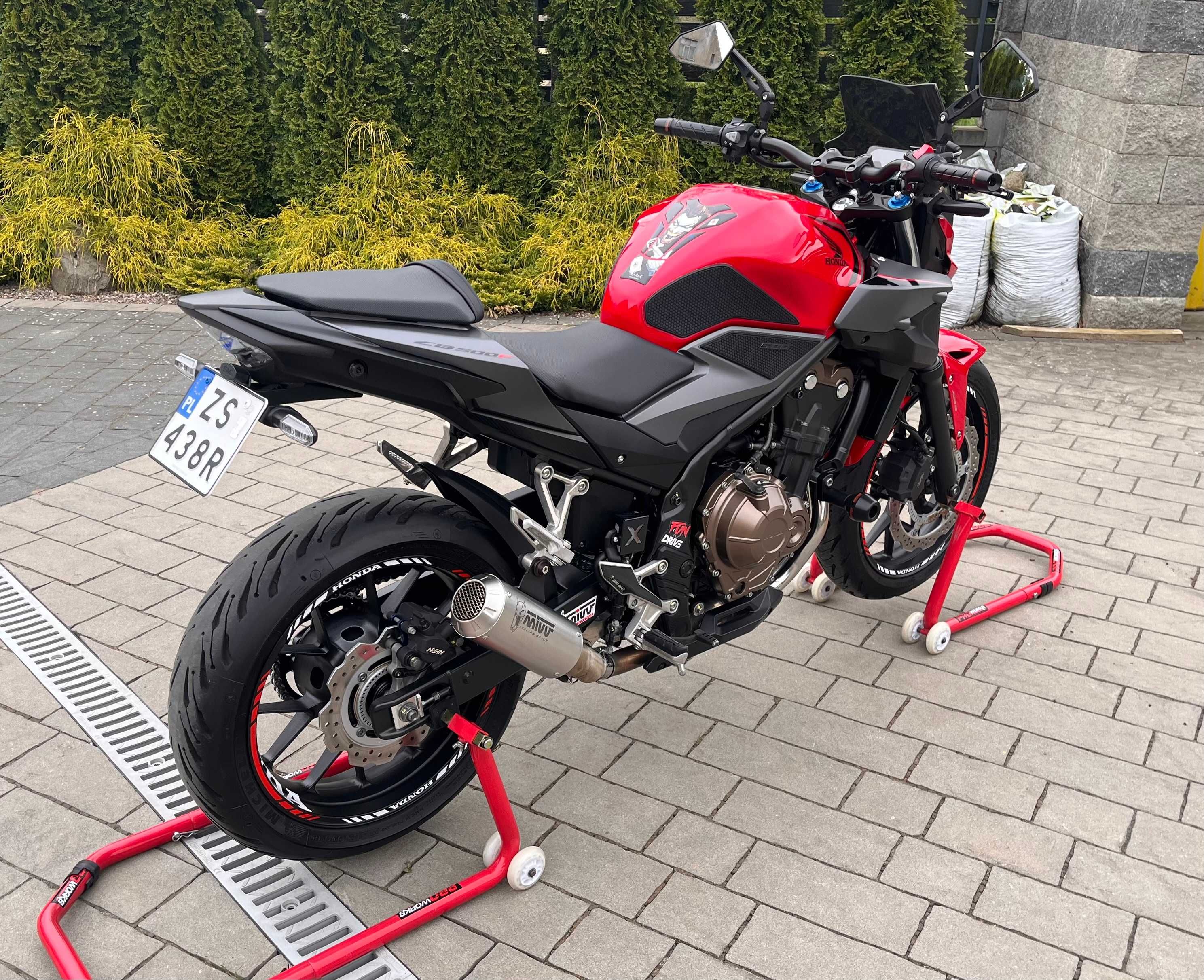 Honda CB 500F ABS, kat. A/A2, Salon Polska, Serwis, Dodatki