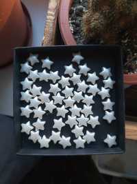 Akrylowe korale koraliki gwiazdki gwiazdy
