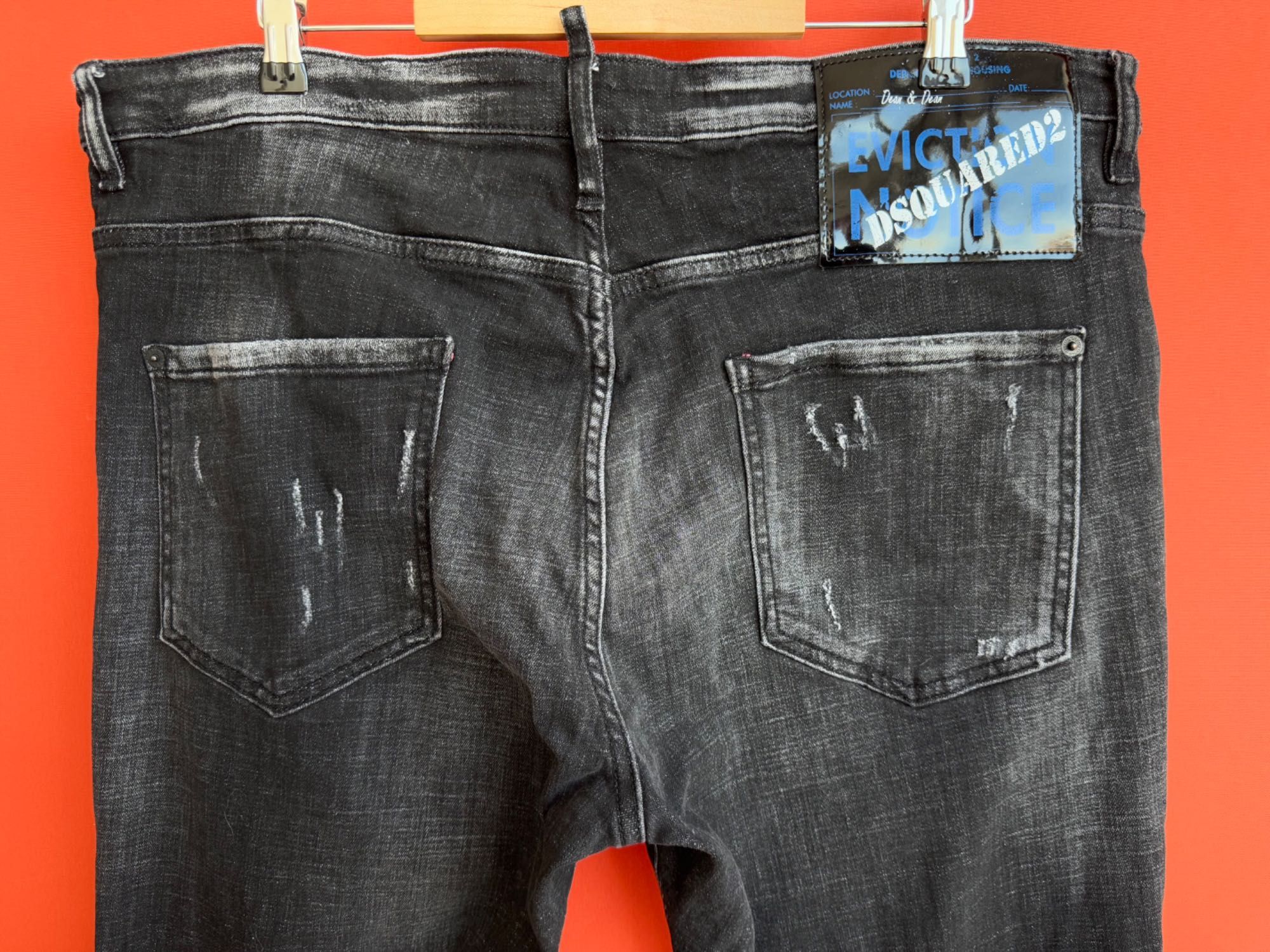 ??? Dsquared2 Оригінал чоловічі джинси штани розмір 54 w38