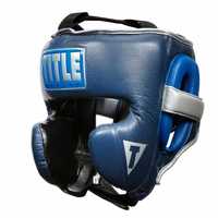 Шлем Боксёрский TITLE Boxing Royalty Leather Headgear Шолом