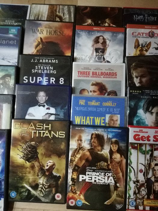 25 filmów na DVD po angielsku