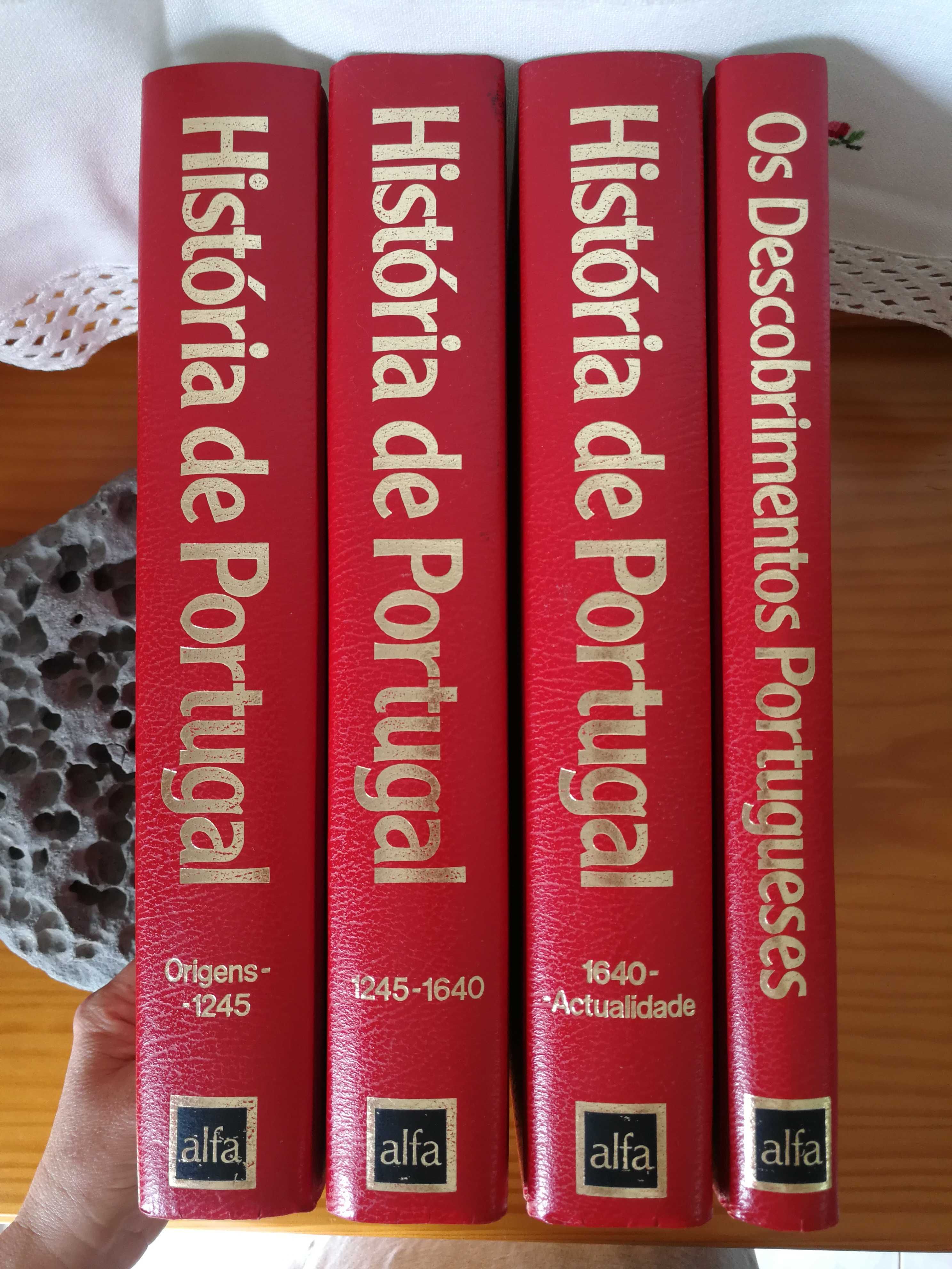 4 Volumes História Portugal-Edição Luxo 1983-Direção José H. Saraiva