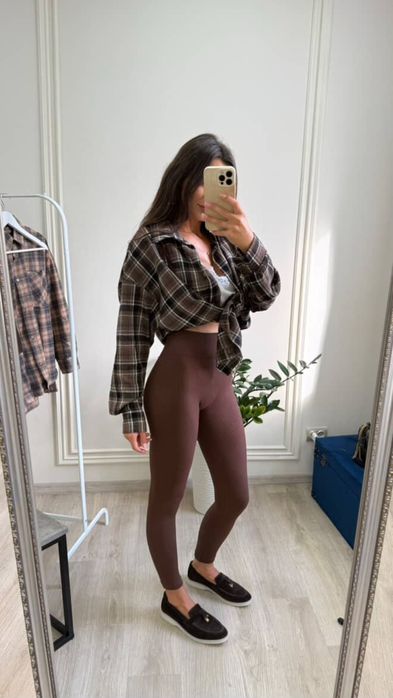 Фланелева сорочка в клітинку