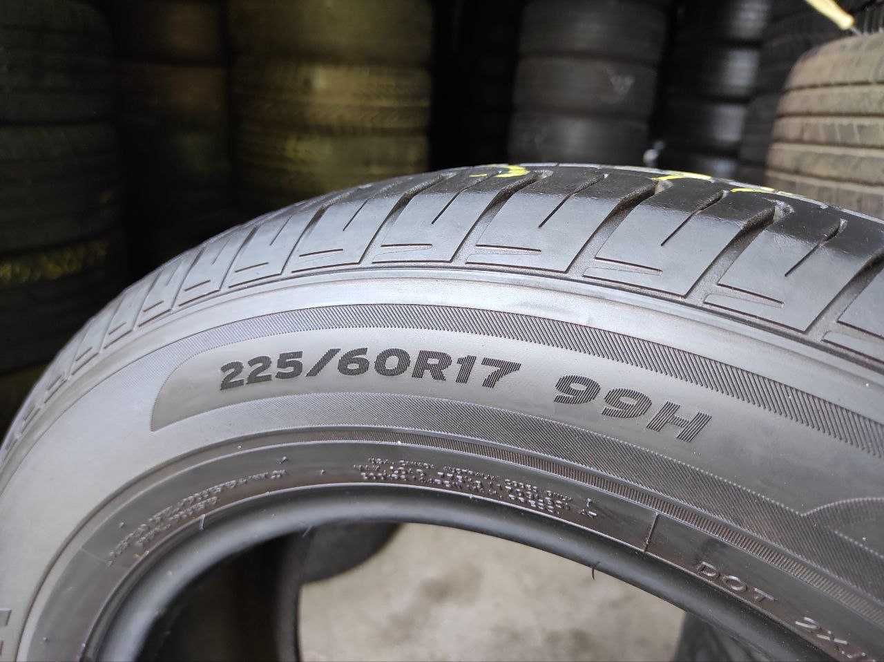 Hankook Optimo K415 225/60r17 4шт, 5-5,6мм ЛЕТО Привезены из Германии.