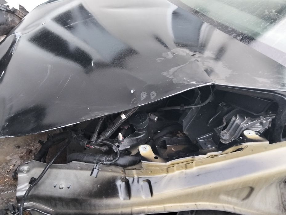 Капот с петлями на tesla y