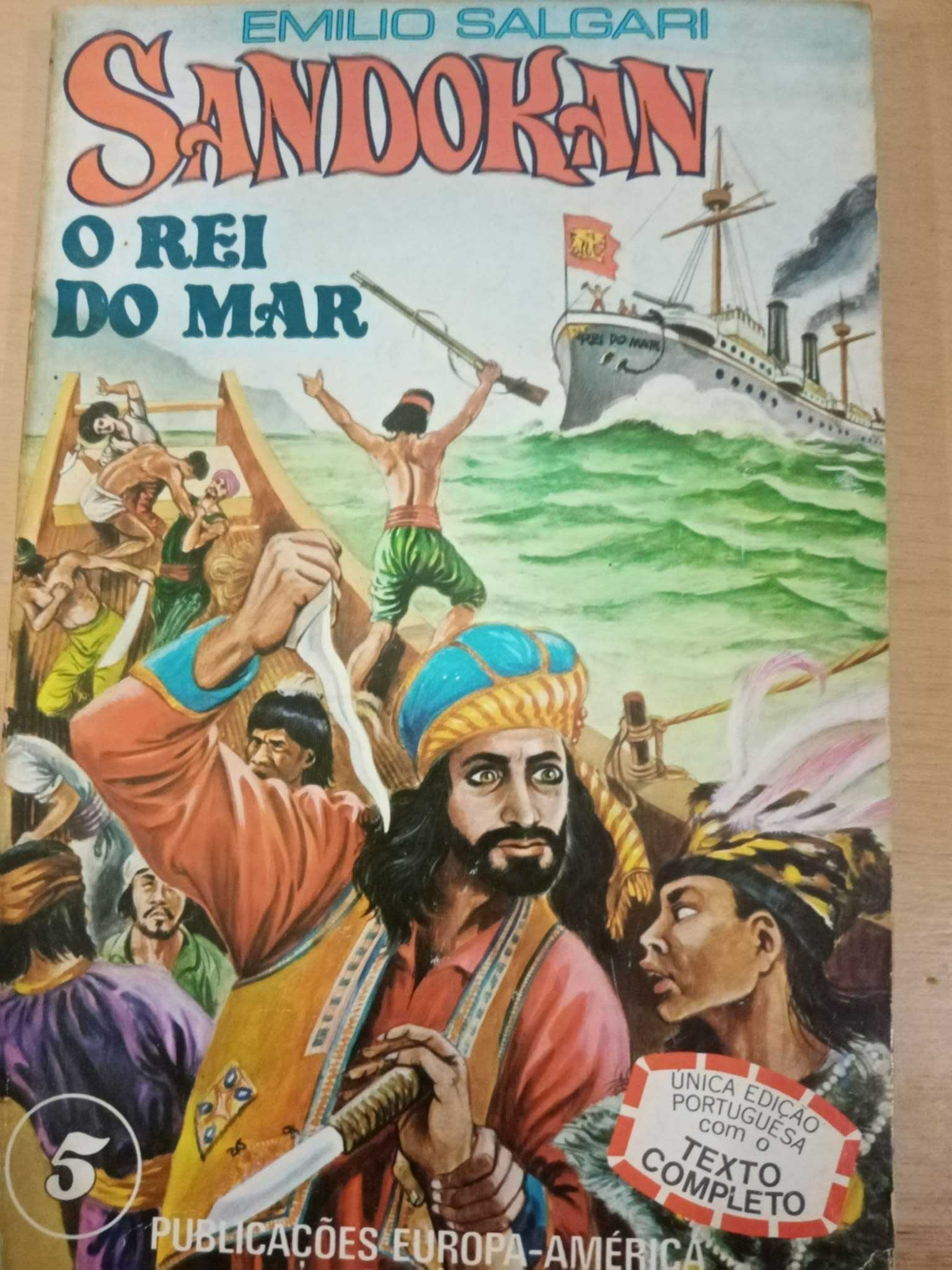 Coleção Aventuras de Sandokan, Emilio Salgari  1977