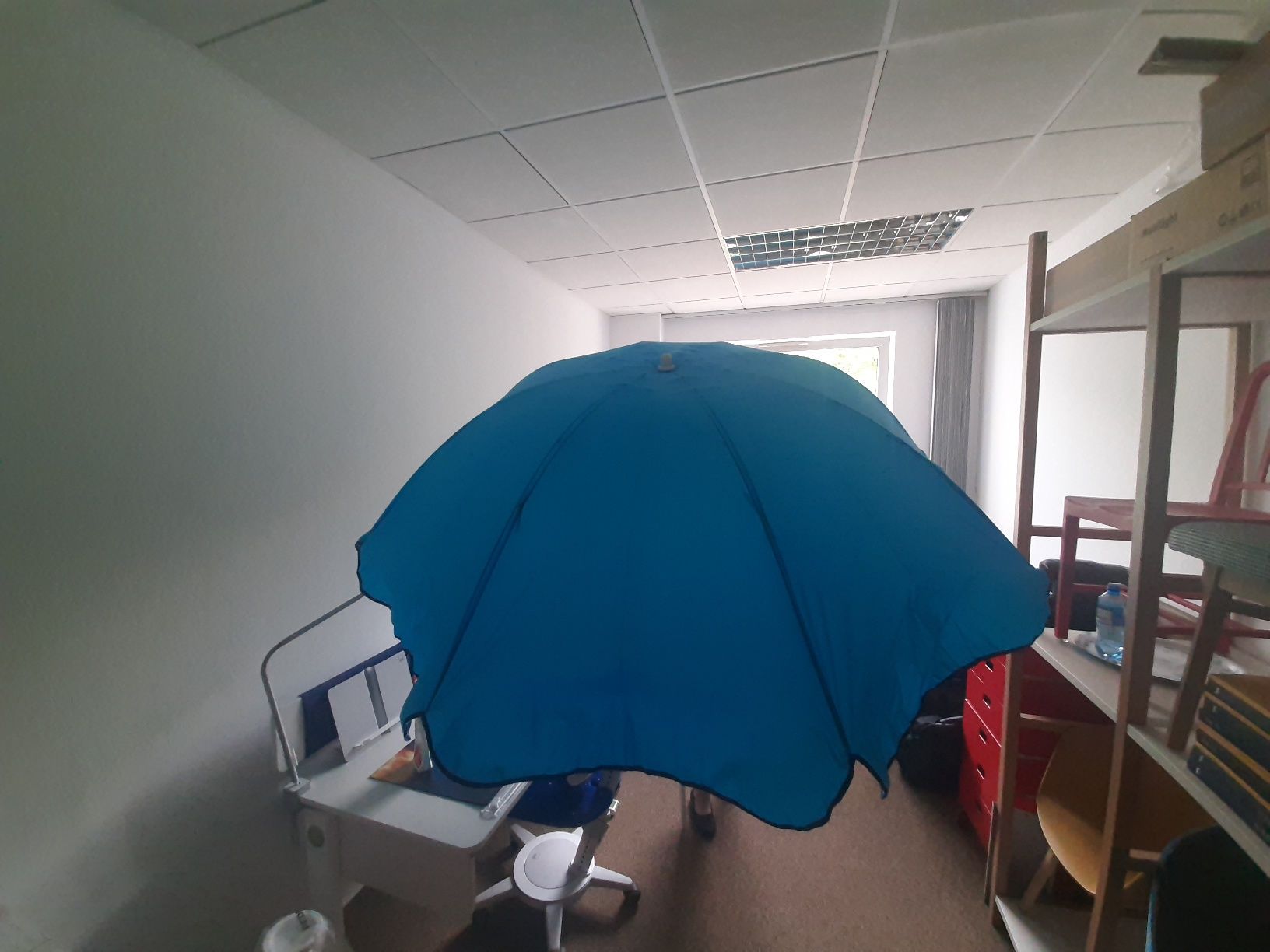 Parasol przeciwdeszczowy przciwsłoneczny 2m niebieski polski