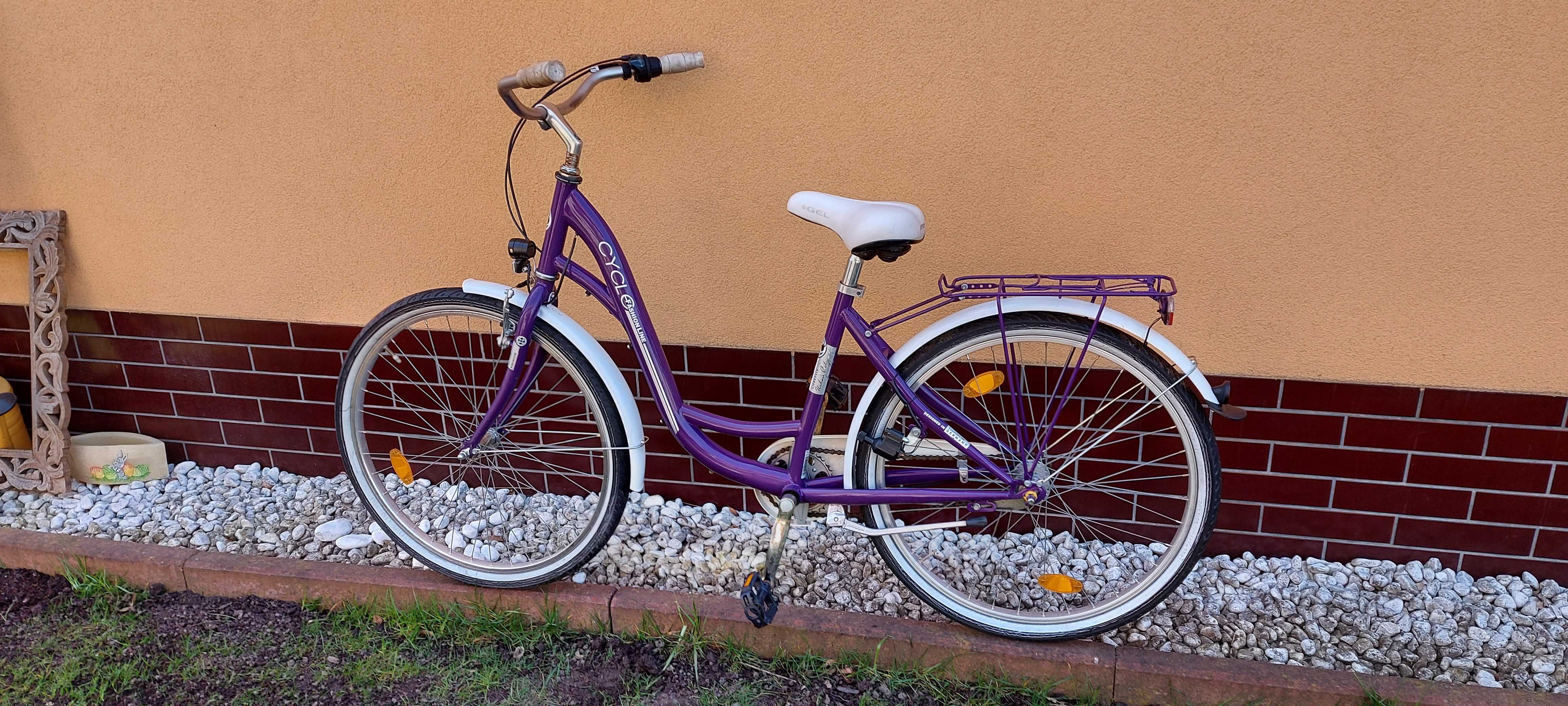 rower miejski damski CYCLE koła 26 Nexus 3 LED