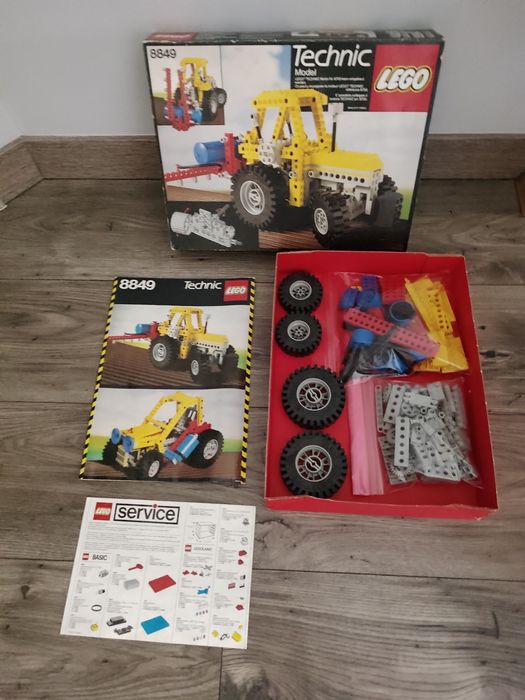 8849 Tractor lego technic unikat pudełko system legoland