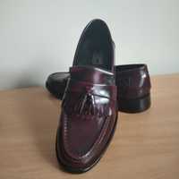 Mokasyny loafersy tassel  SAMUEL WINDSOR skóra nat. roz.eu- 43