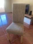 Cadeiras em tecido