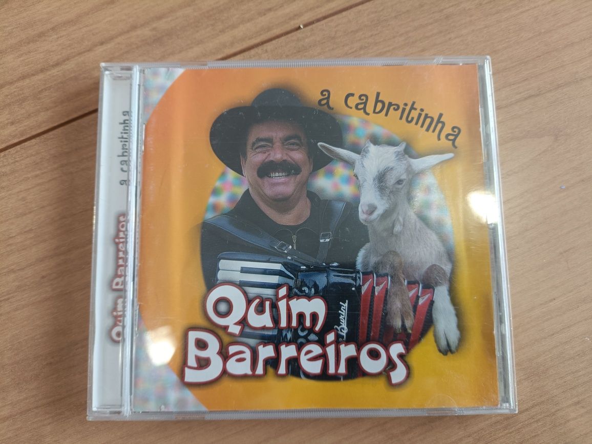 2 CDs de música: Quim Barreiros e Bodas e Festas Reais