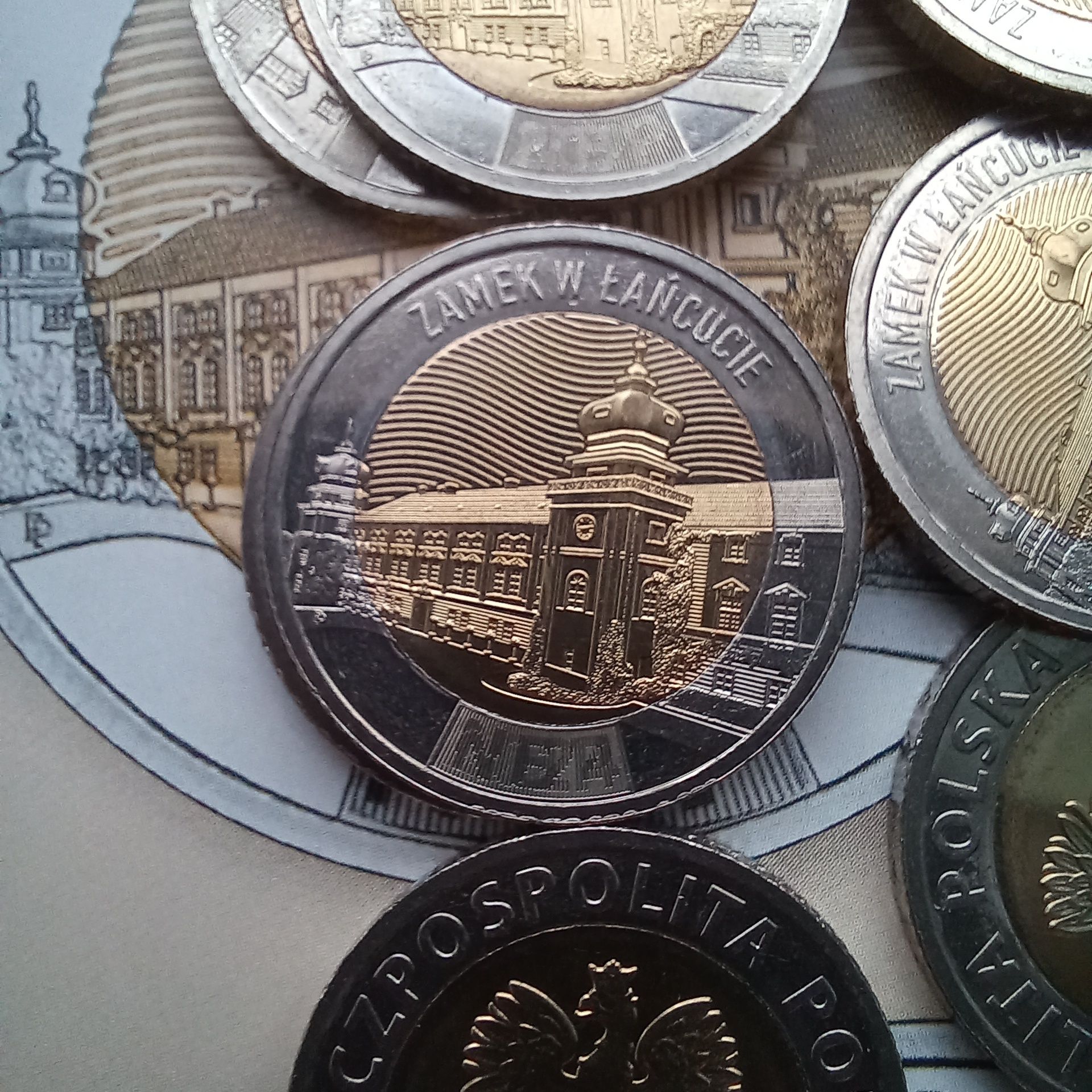 5zł okolicznościowe 2024r   Zamek w Łańcucie Nowość!!!