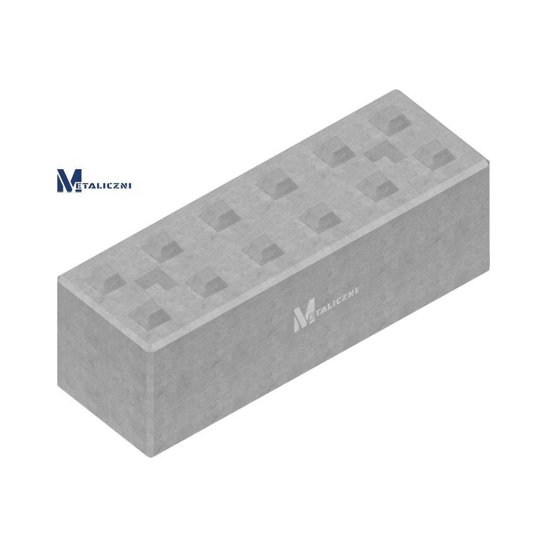 Forma do bloków betonowych GRATIS przegroda 240x60x60 cm, formy