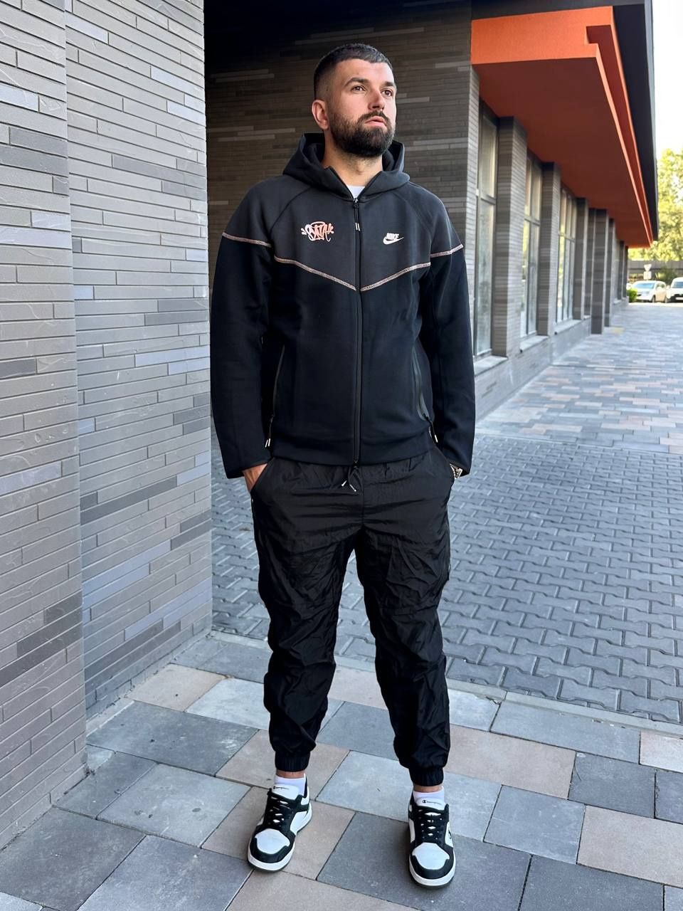 Спортивна кофта Nike Tech Syna World Central CEE чоловіча чорна S-XL