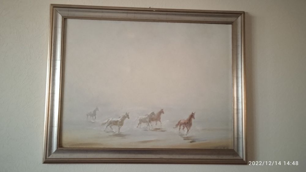 Картина масло холст  с историей!