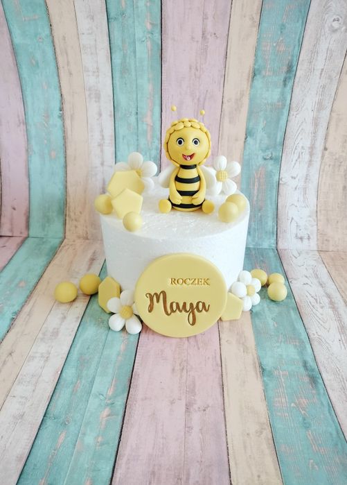 Figurka z masy cukrowej pszczółka Maja