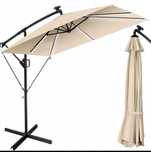 Parasol klasyczny beżowy 250 x 245 cm