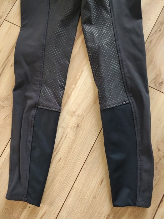 Bryczesy granatowe Horze pełny lej r.160