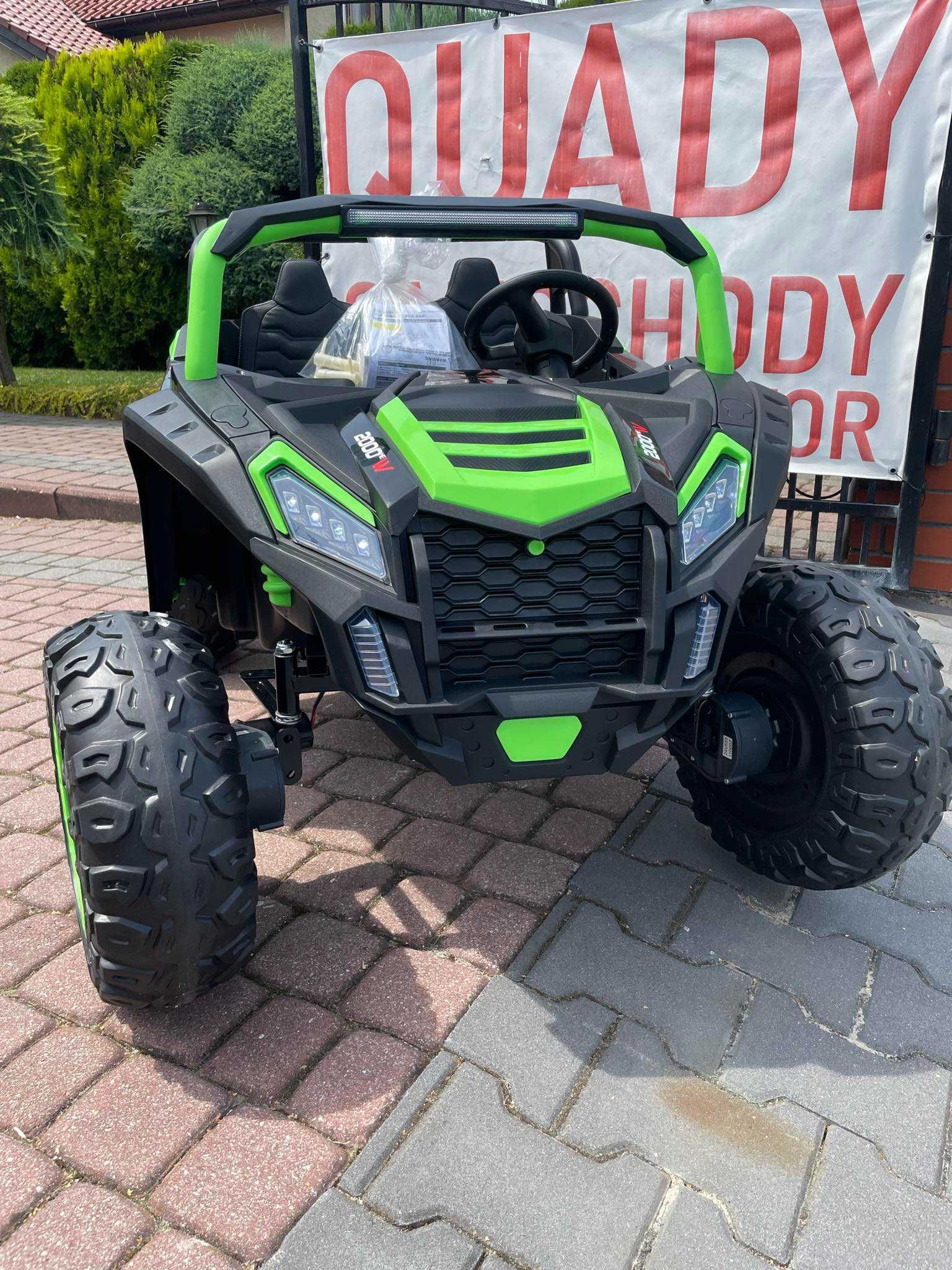 Dwuosobowy samochód Buggy Auto na akumulator dla 2 dzieci 4X4 24V 800W
