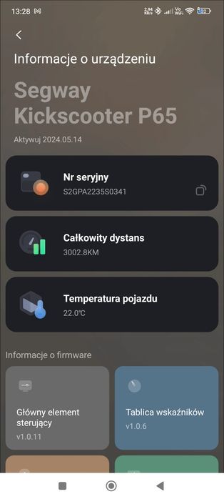 Segway Ninebot KickScooter P65I 20km/h